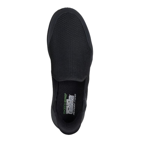 Skechers Men's Equalizer Hands Free Swift Fit Slip-On Sneaker - Size 10.5 Black - Picture 6 of 6